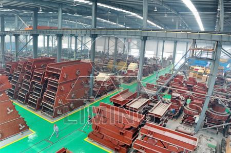 Production area of impact crusher