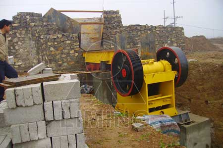 Jaw crusher In Use