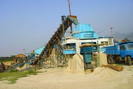 crushing line with spring cone crusher