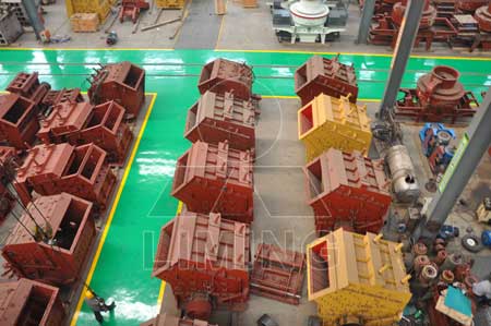 Production area of impact crusher