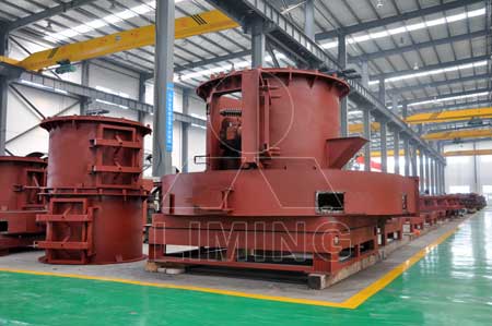 Production area of impact crusher