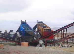 Annual production capacity of 2 million tons of dry sand production line