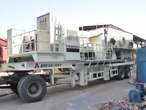 lt120 mobile jaw crushing plant