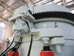 Mobile crushing plant used in the material processing
