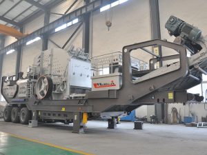 Basalt ballast production process and equipment