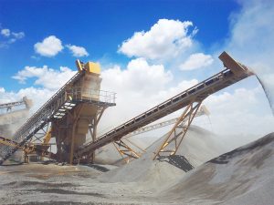 Limestone crushing line with capacity of 500-600 TPH