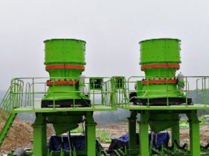 Granite stone crushing production line